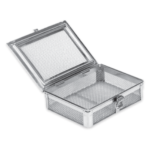 GI-CO041 2500/33-L Fine Mesh BasketWith hinged take off / lockable lid, 120 x 155 x 40mm
