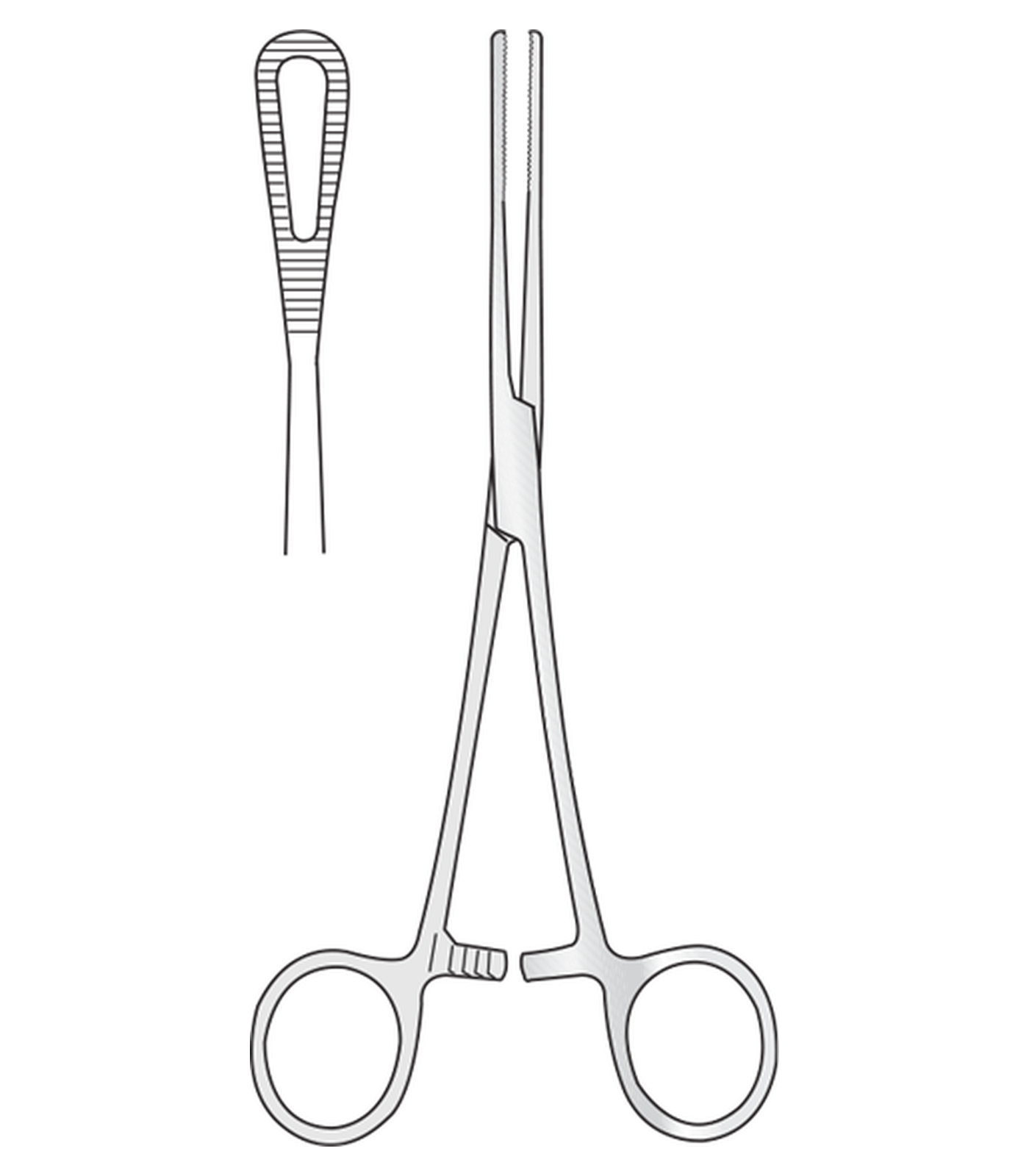 img-124.png Rampley Sponge Holding Forceps - Image 1
