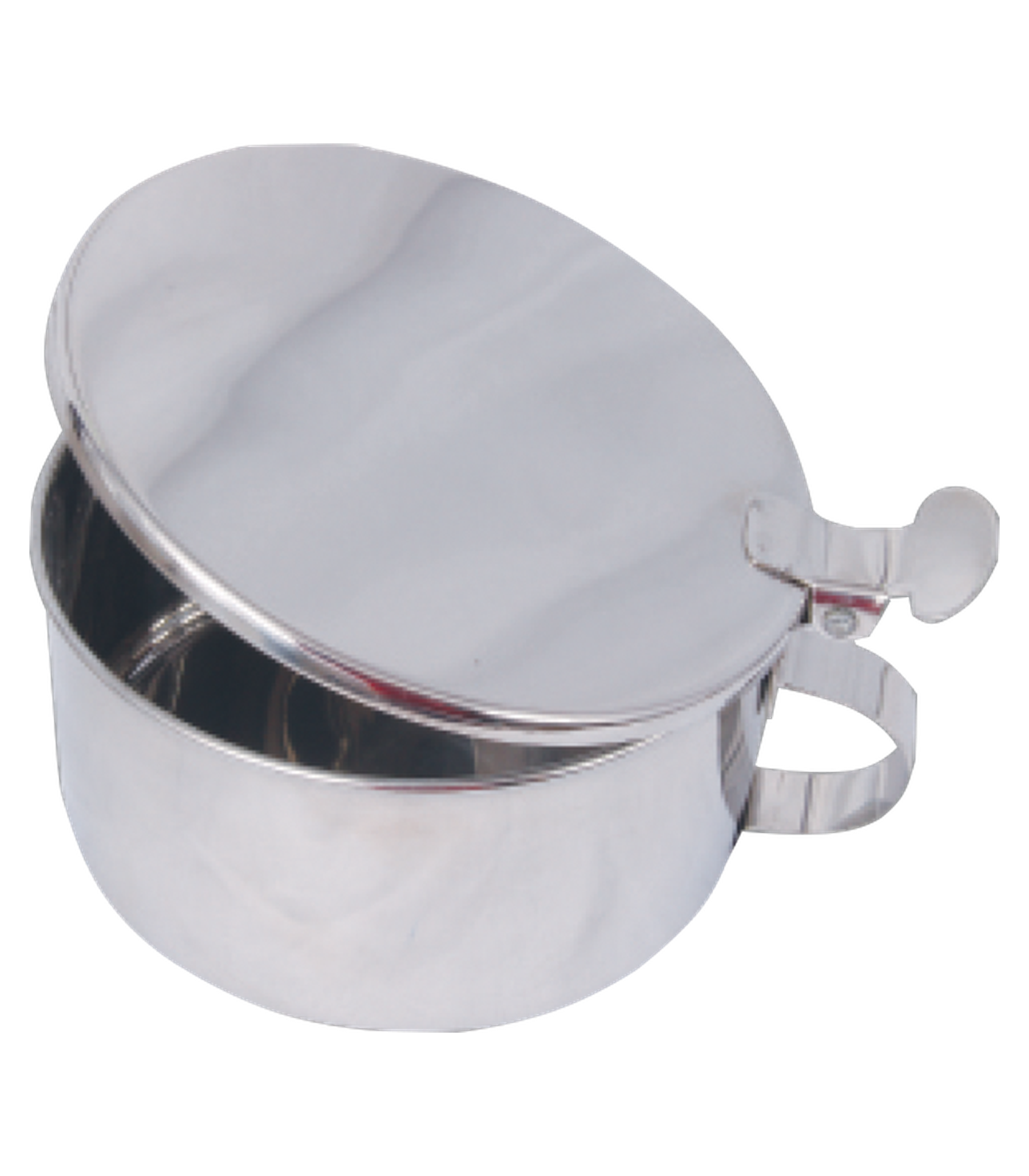 img-1244.png GI-5947 Sputum Cup
Manufactured from 18/10 stainless steel
Pressed without welding, With handle and lid - Image 1