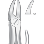 For separating upper molar roots