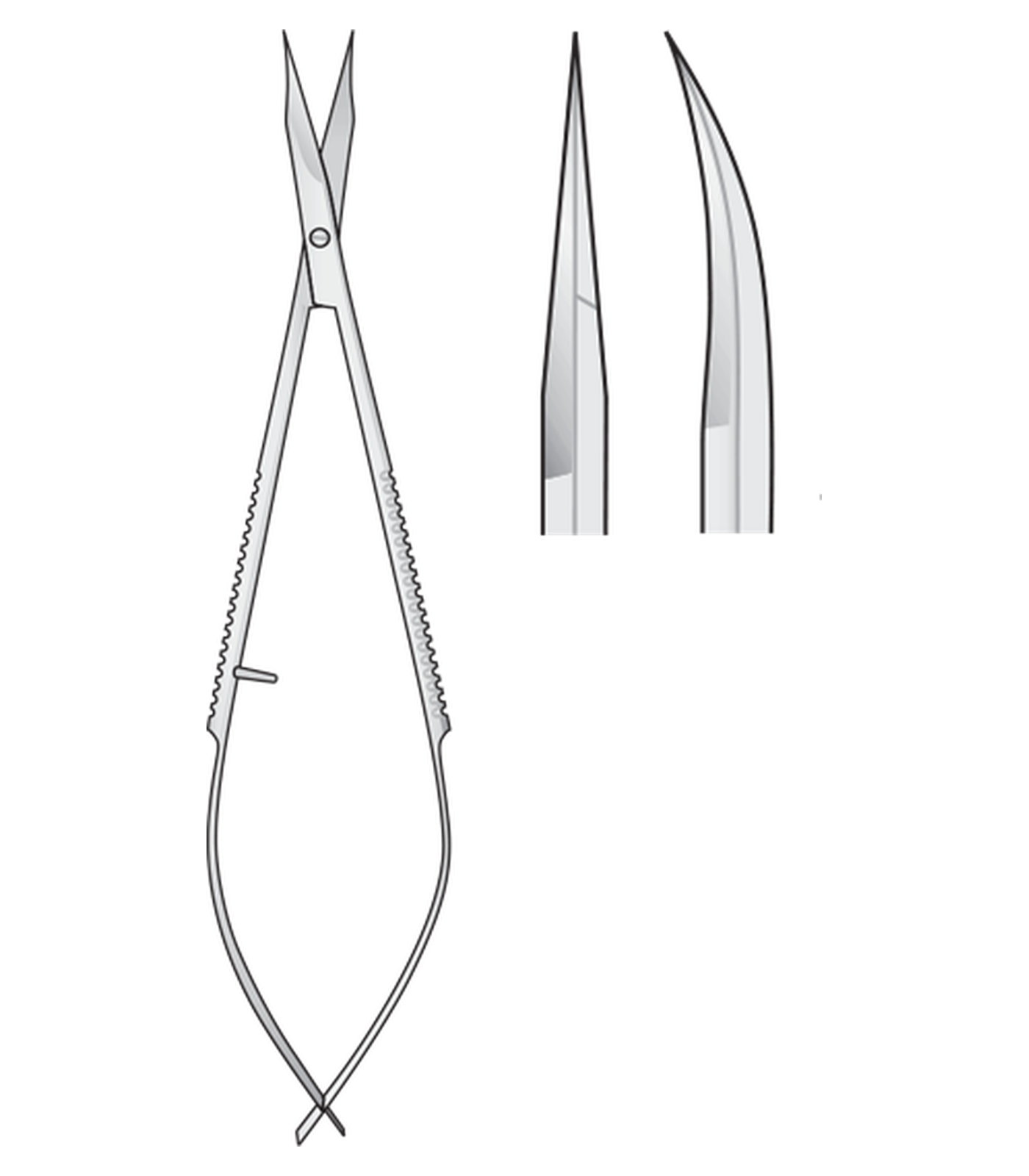 img-1450.png Micro Scissors, WESTCOTT Blunt Straight, Curved - Image 1