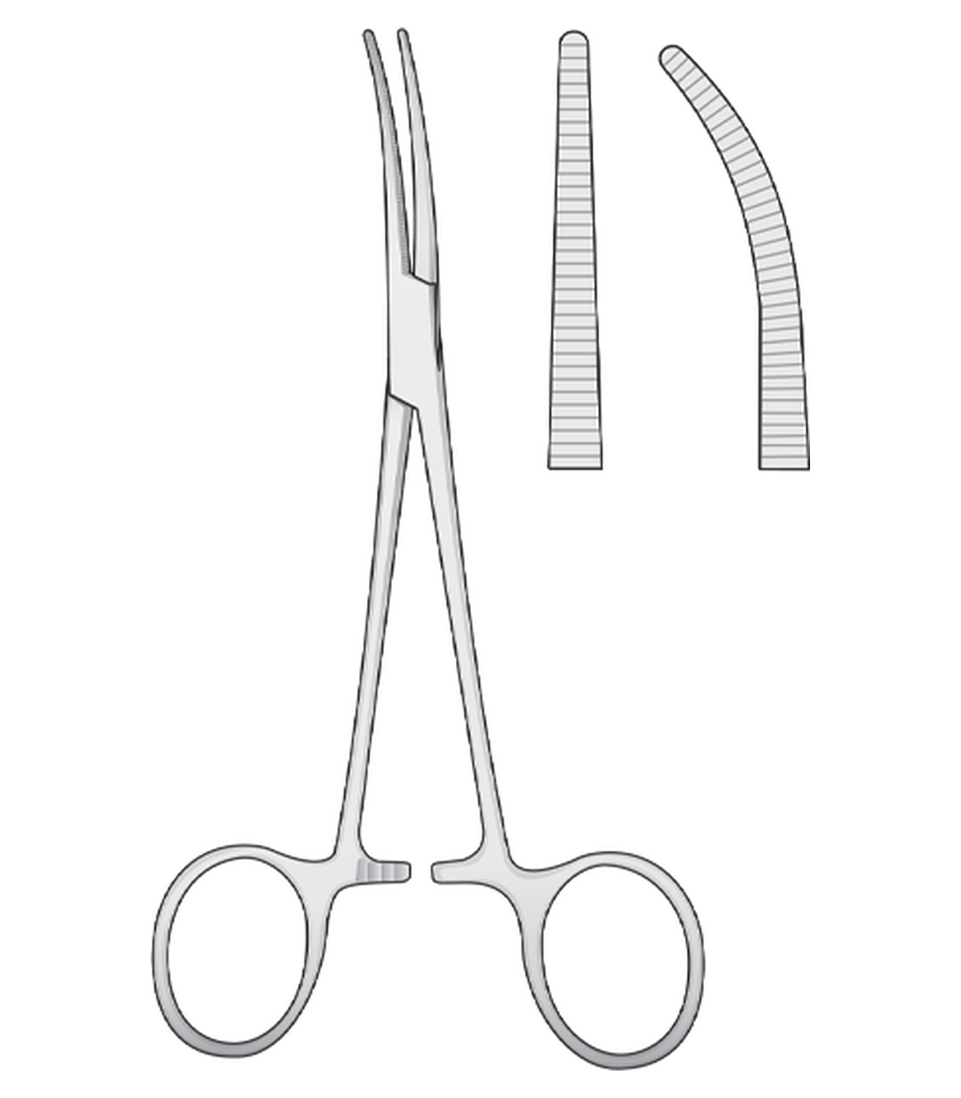 img-1543.png Crile Forceps, Straight, Curved - Image 1