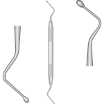 Curettes Hollow, Round Handle