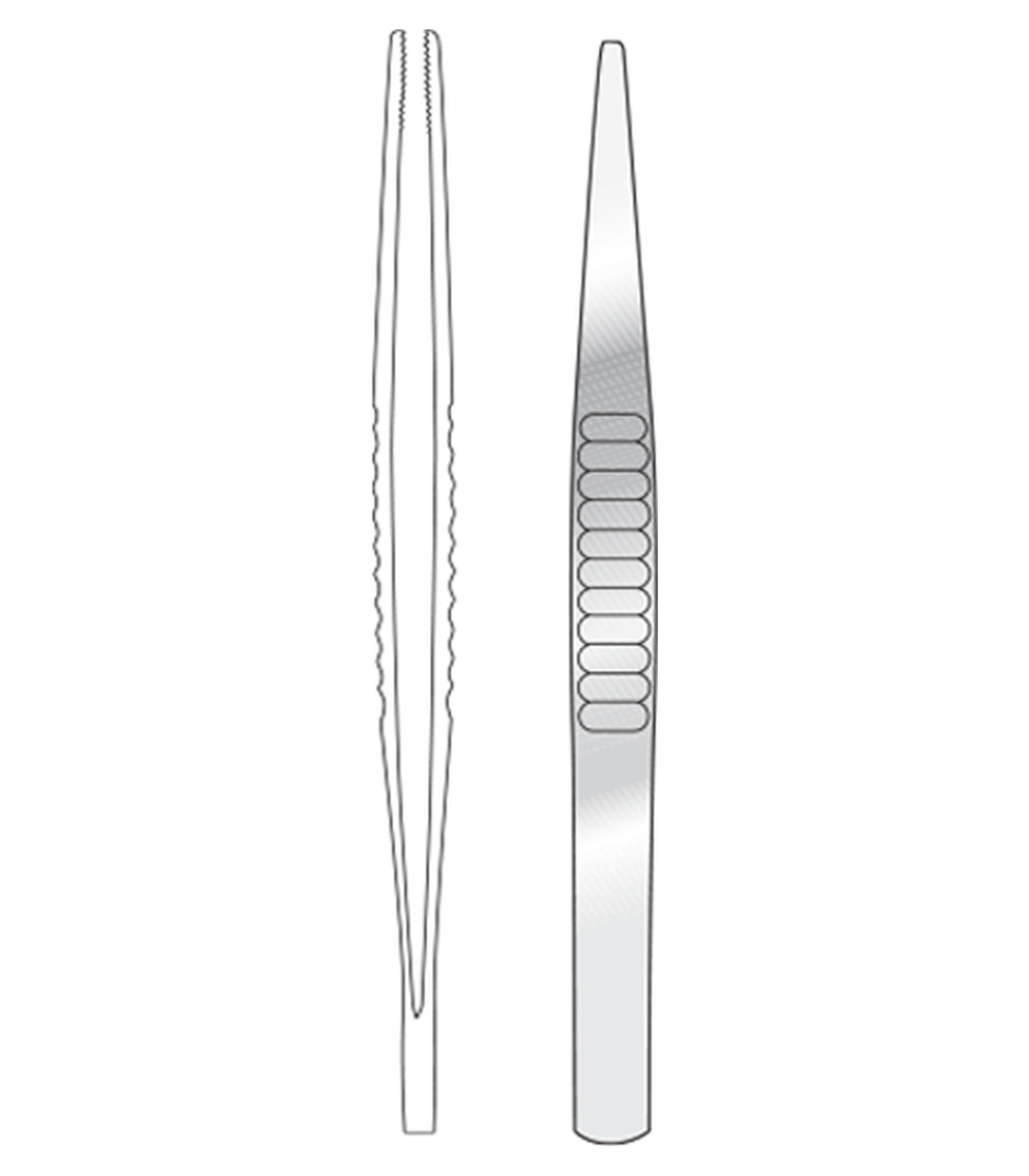 img-21.png Block End Dissecting Forceps - Image 1