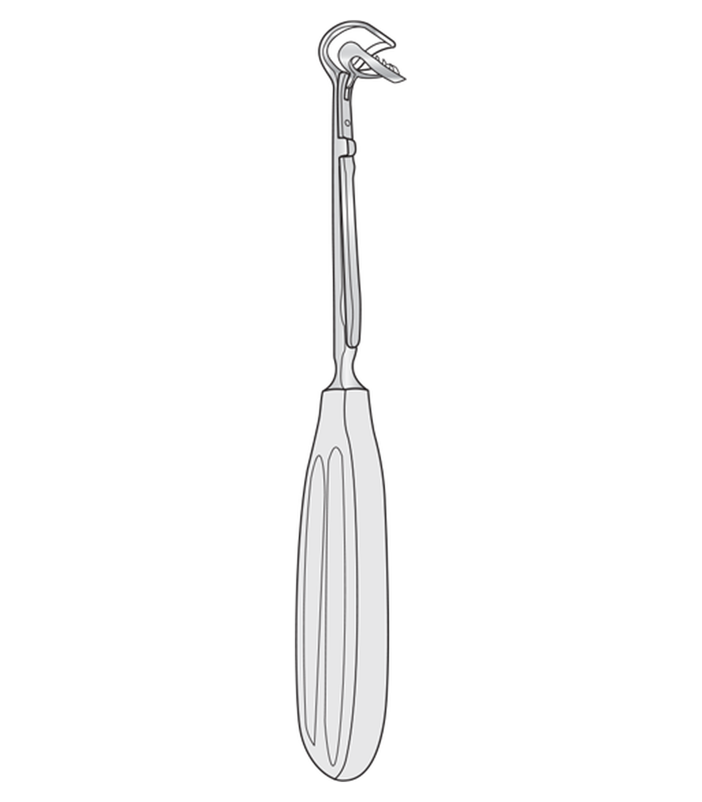 img-281.png St Clair Thomson Adenoid Curette - Image 1