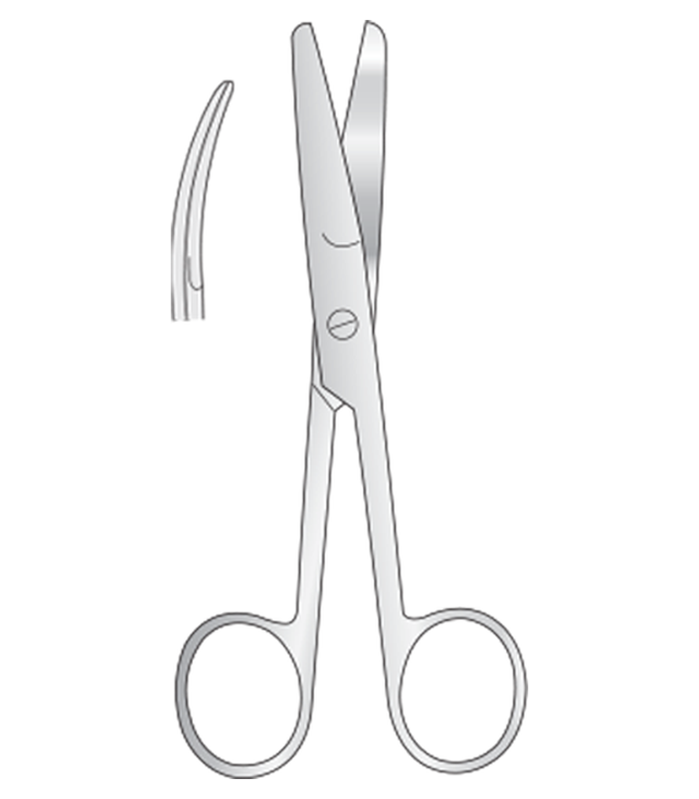 img-305.png GI-133 Fig. 74 Dressing Scissors
Blunt/Blunt, Blunt/Sharp, Sharp/Sharp,
Straight, Curved, 130mm long - Image 1
