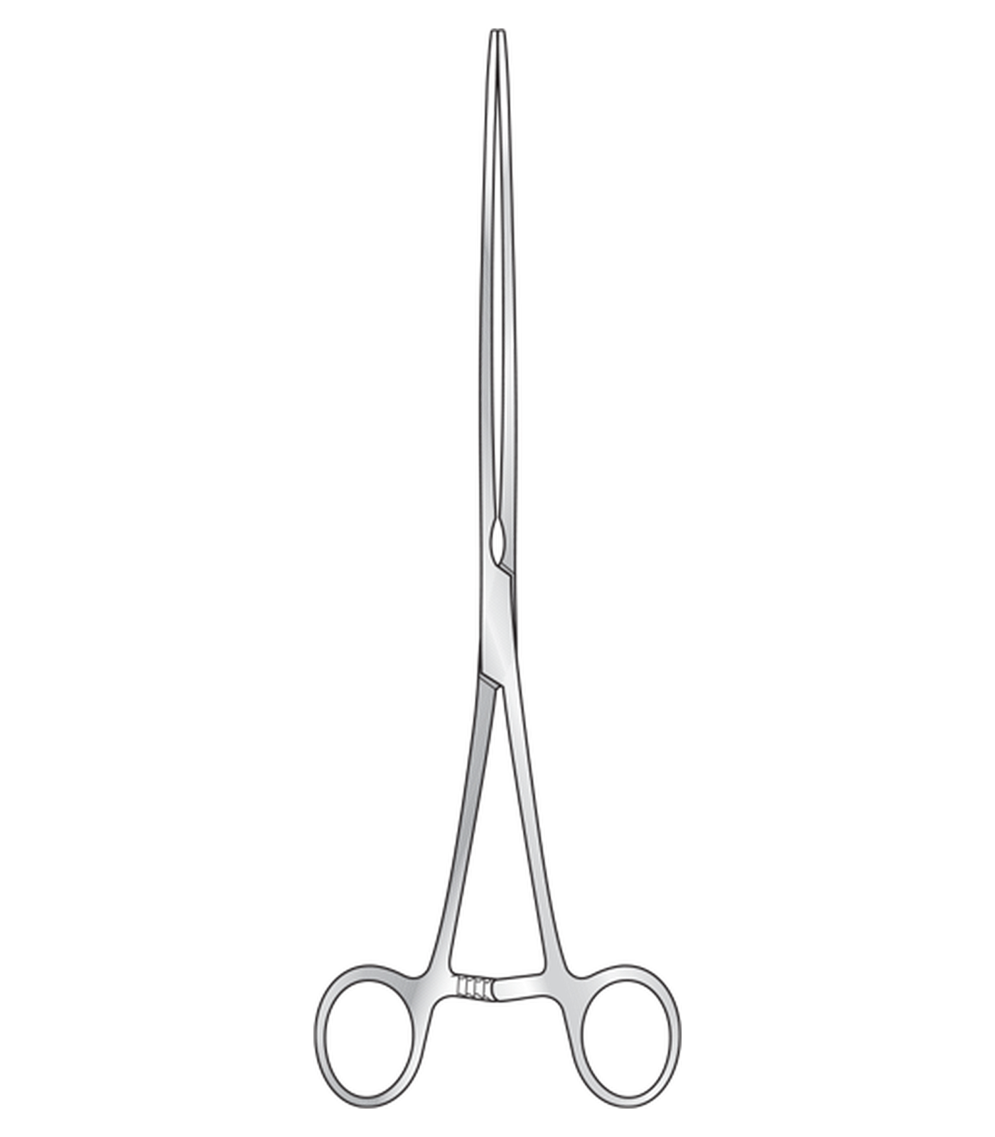 img-345.png Kocher Intestinal Forceps - Image 1