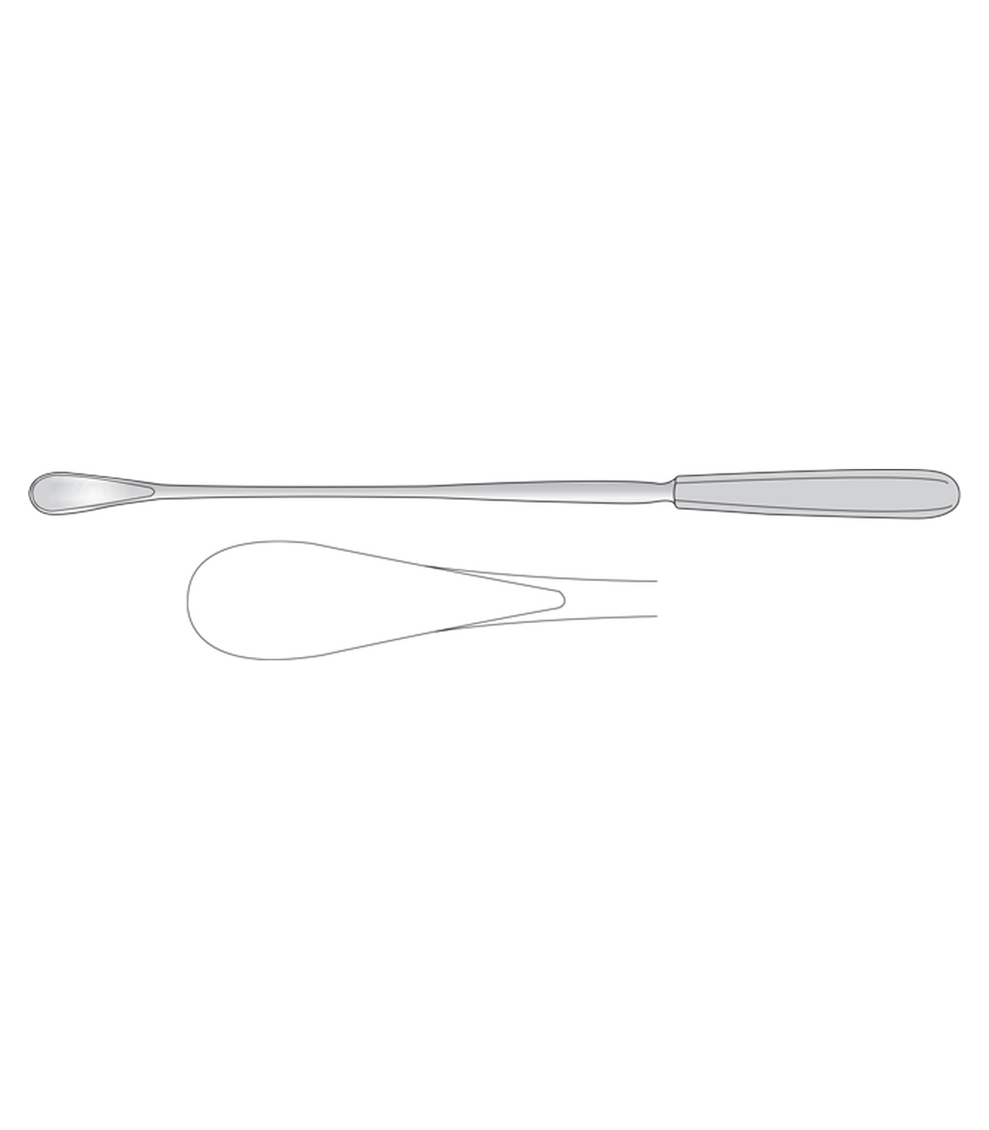 img-599.png Wallich Bone Curette - Image 1