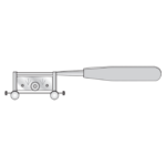 Silver Skin Graft Knife