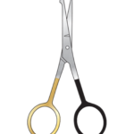 PM-160 Artery ScissorsSmall, for all arteries, tungsten carbide Sharp/probe, supercut, 100mm long